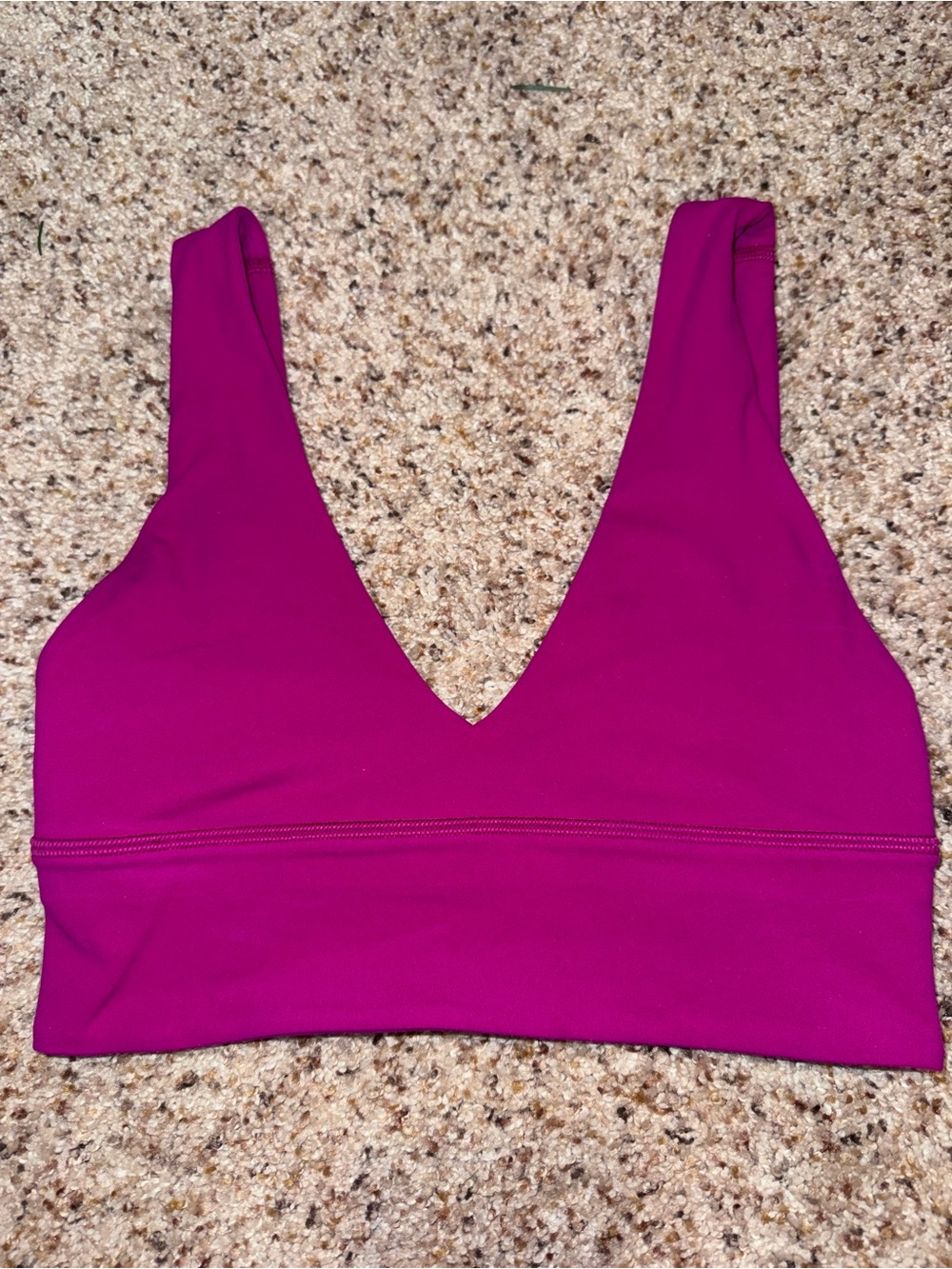 lululemon athletica Deep V Bralette - Fuchsia